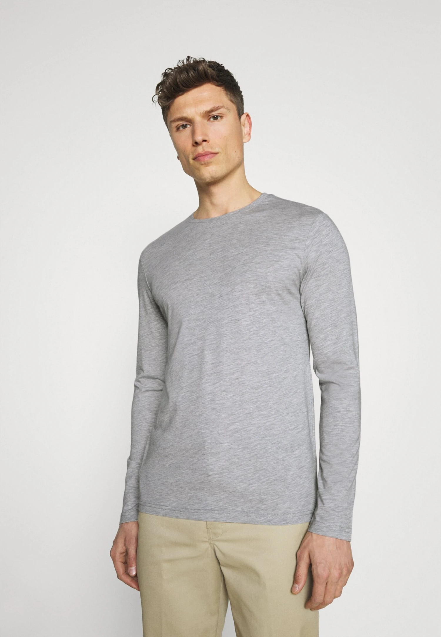 Pier One 2 Pack - Longsleeve - Dark Blue/Mottled Grey 2 Pier One 2 Pack - Longsleeve - Dark Blue/Mottled Grey - Afbeelding 2