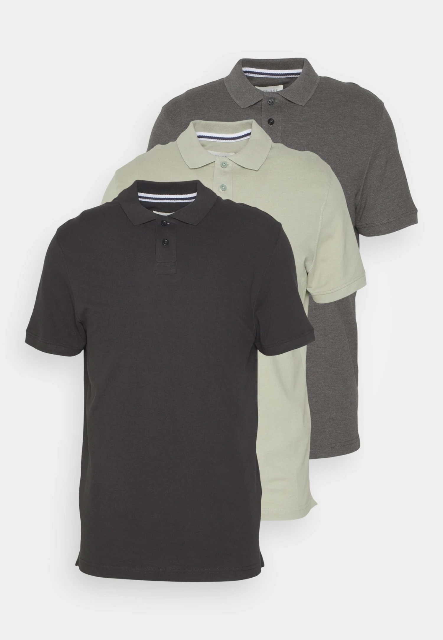 Pier One 3 Pack - Poloshirt - Mint/Black/Grey 6 Pier One 3 Pack - Poloshirt - Mint/Black/Grey - Afbeelding 6