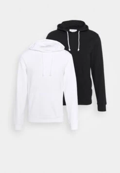 Pier One 2 Pack - Hoodie - Black/White