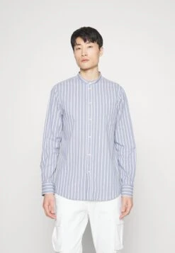 Pier One Muscle Fit Stand- Overhemd - Blue