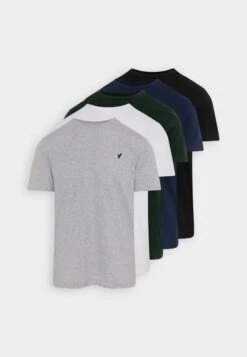 Pier One 5 Pack - T-Shirt Basic - White/Ark Green/Blue -Pier One ec9f5ea8a1c14a7d833423c8e43ff5c2 scaled
