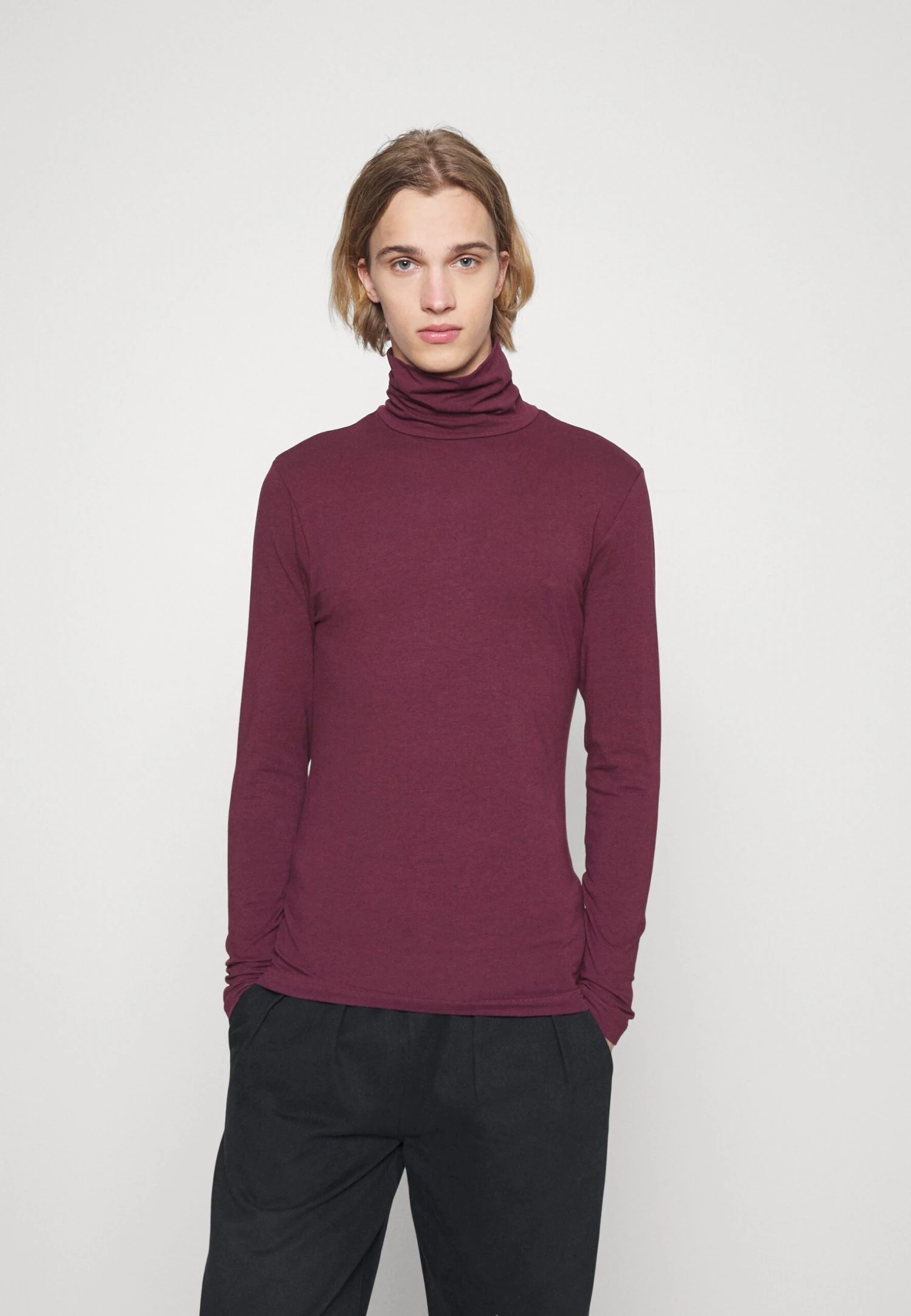 Pier One 2 Pack - Longsleeve - Bordeaux/Dark Blue 2 Pier One 2 Pack - Longsleeve - Bordeaux/Dark Blue - Afbeelding 2