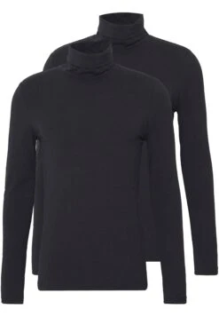Pier One 2 Pack - Longsleeve - Black