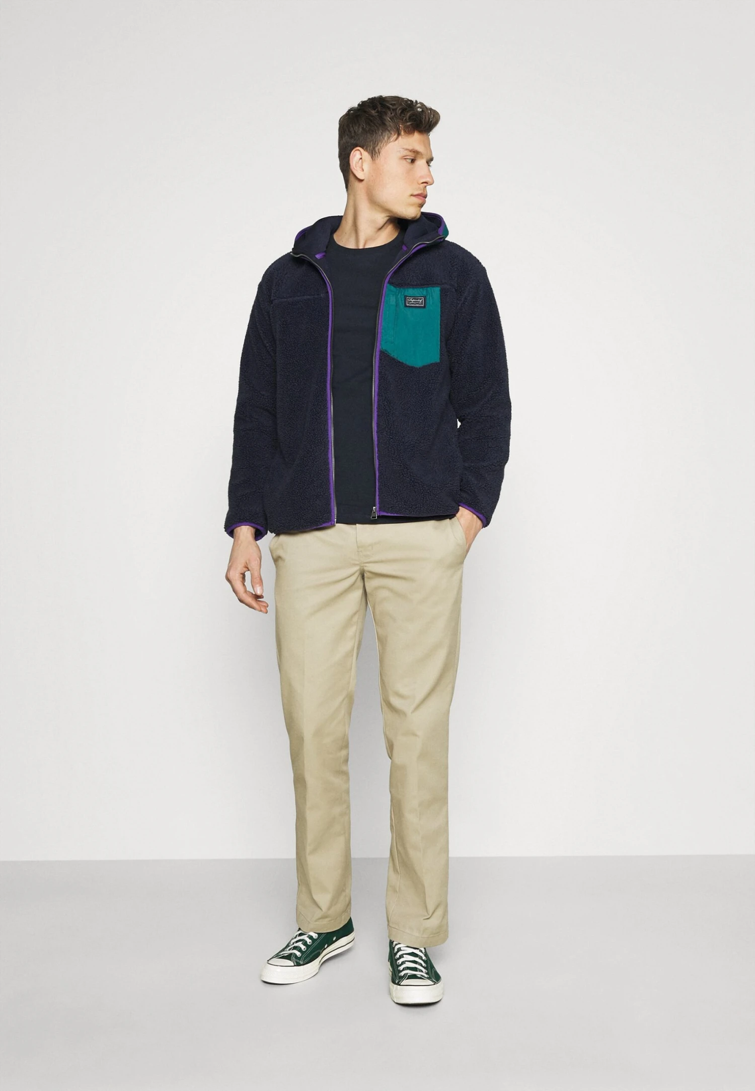 Pier One 2 Pack - Longsleeve - Dark Blue/Mottled Grey 1 Pier One 2 Pack - Longsleeve - Dark Blue/Mottled Grey