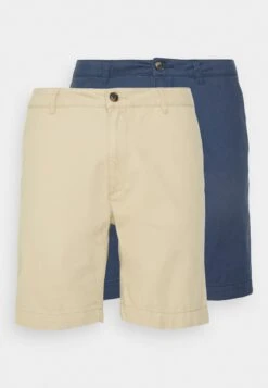 Pier One 2 Pack - Shorts -Dark Blue/Tan -Pier One f9a892a3b0b34fe9815664d9ef698d9f scaled
