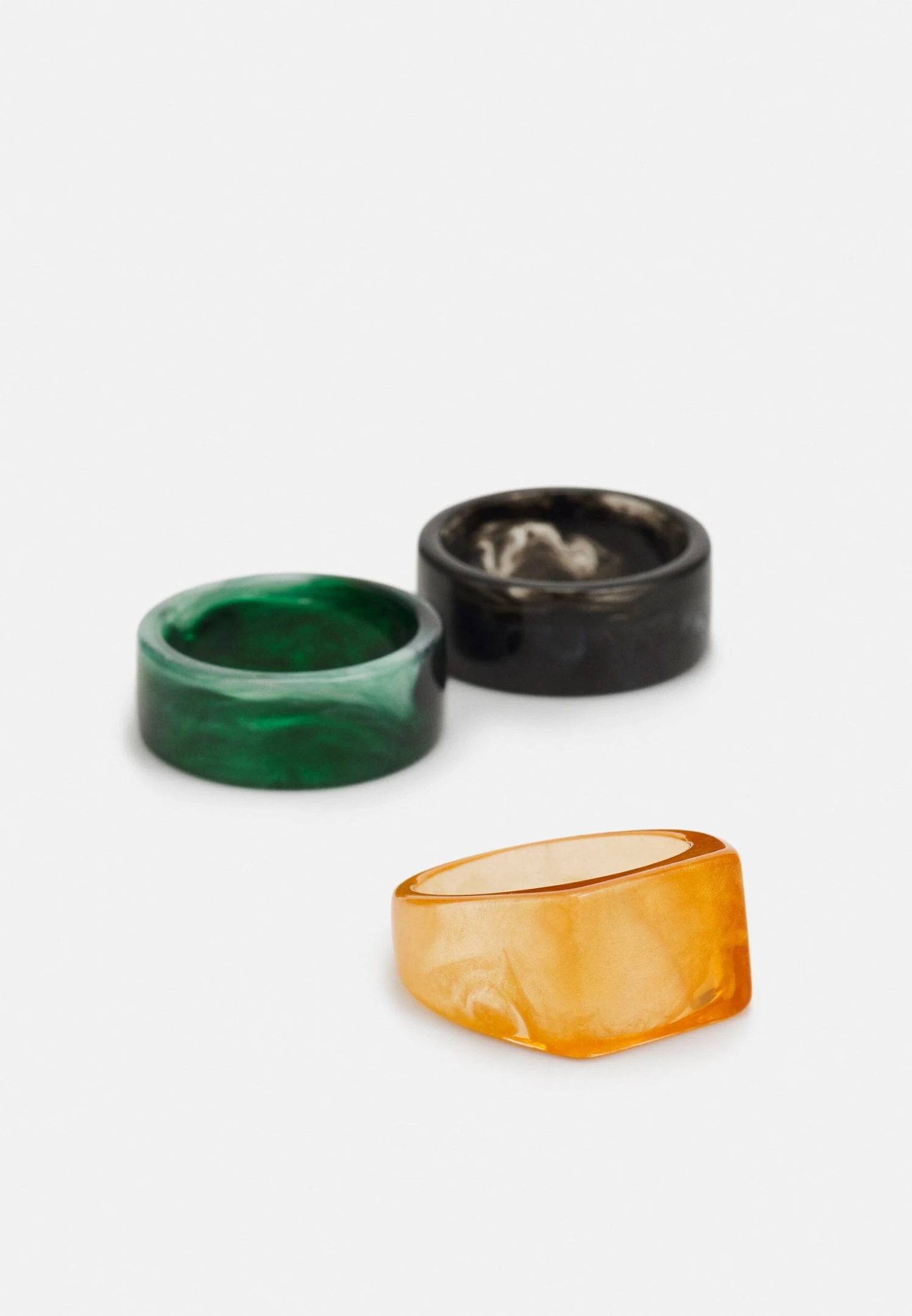 Pier One 3 Pack - Ring - Black/Green/Orange 3 Pier One 3 Pack - Ring - Black/Green/Orange - Afbeelding 3