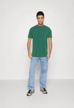 Pier One 7 Pack - T-Shirt Basic - Blue/Mottled Bordeaux/White