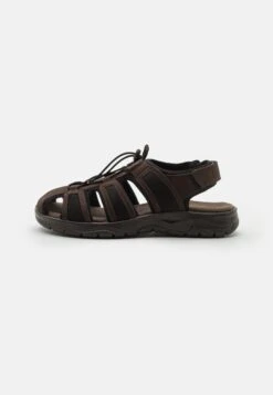 Pier One Leather - Outdoorsandalen - Brown